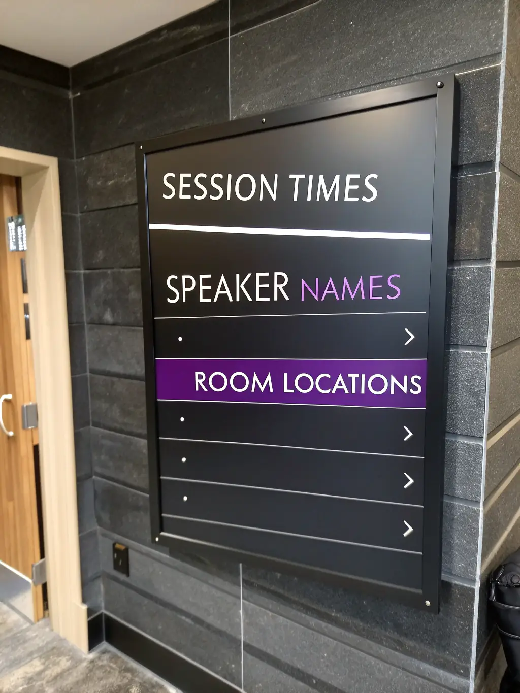 A detailed schedule graphic for the 'Innovate UK' conference, showing keynote speakers, workshop times, and networking events.